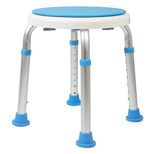 Medical Tool Free Assembly Shower Stool with Adjustable Height