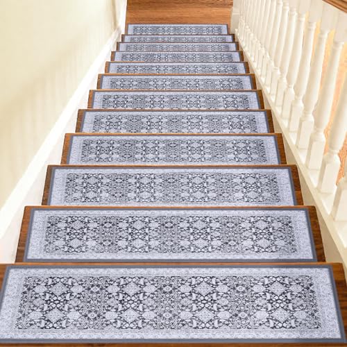 Non Slip Stair Treads for Wooden Steps Indoor