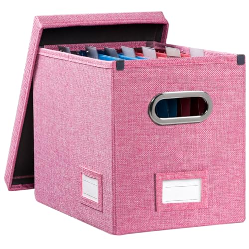File Box with Metal Brackets