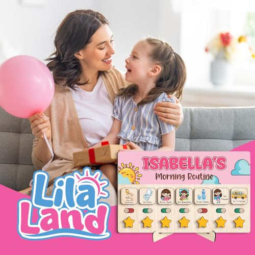 Personalized Wooden Chore Chart for Kids