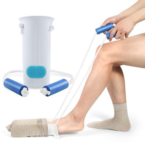 Sock Aid Easy to Use Sock Helper with Foam Handles