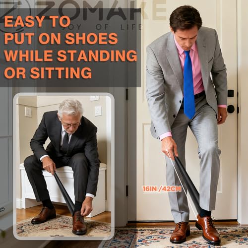 Shoe Horn Long Handle for Seniors Men Women