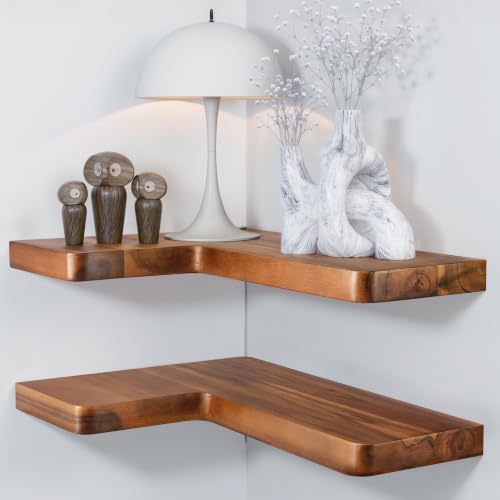 Corner Floating Shelves 17" x 12"