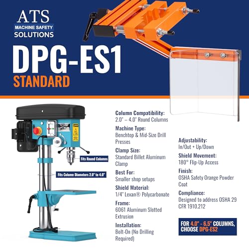 ATS Machine Safety Drill Press Guard Econ Series