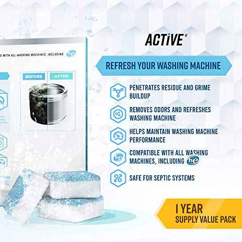 Washing Machine Cleaner Descaler Tablets