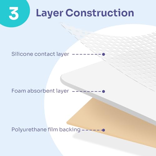 Silicone Foam Dressing Without Border