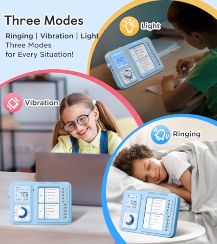 3-in-1 Visual Timer & ADHD Tool for Kids Adults, ADHD Task Timer with Chore Chat Board Schedule, Homeschool