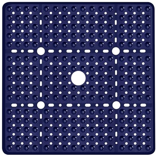 Large Square Shower Mat Non Slip 27 x 27 Inch