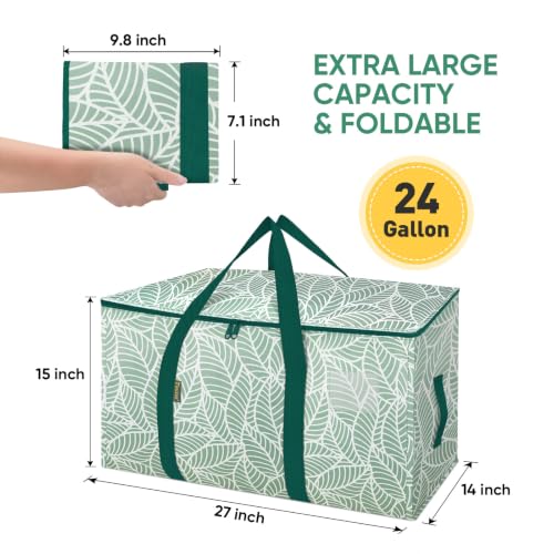 Clear Oversized Moving Bags with Reinforced Handles
