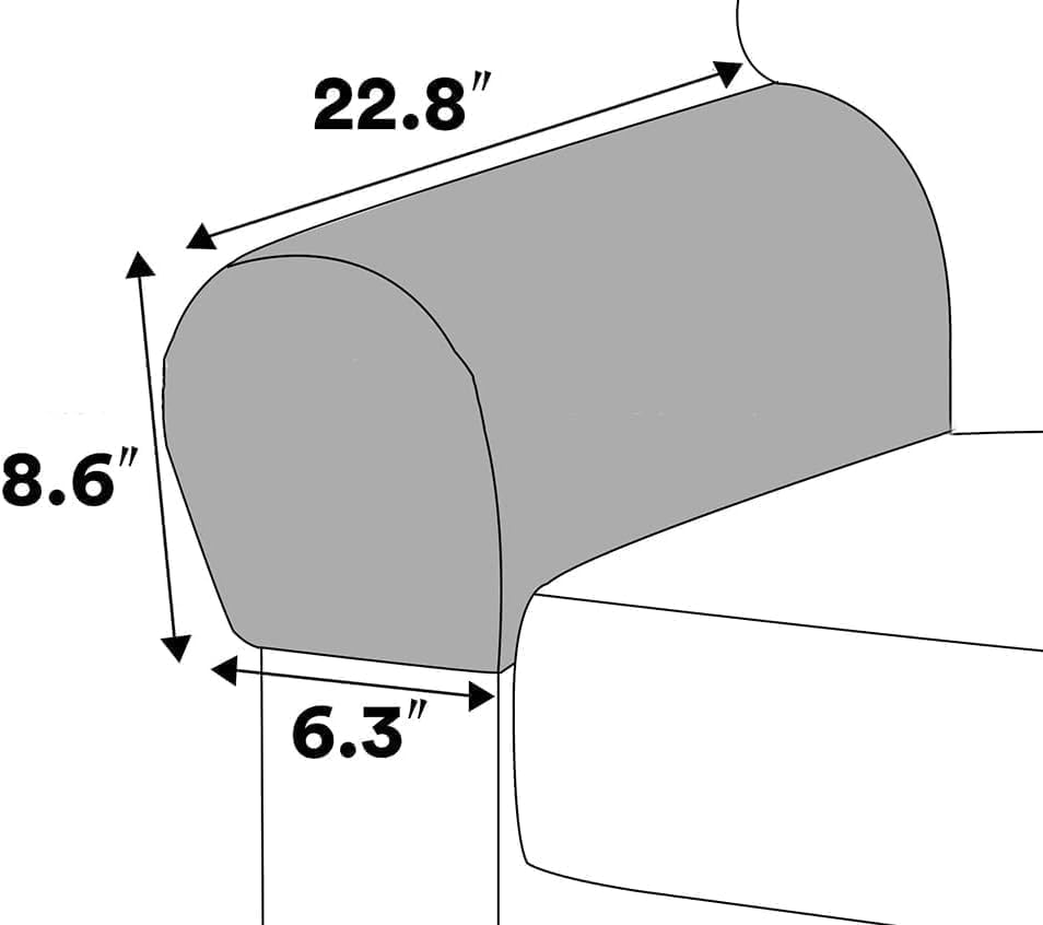 Soft Sofa Armrest Covers