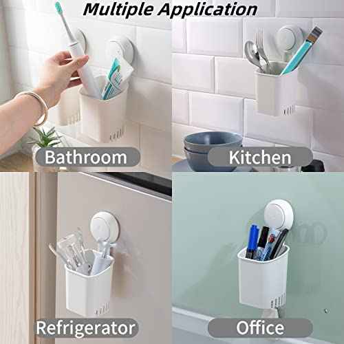 Toothbrush Holder Suction Cup Wall Mounted Drill