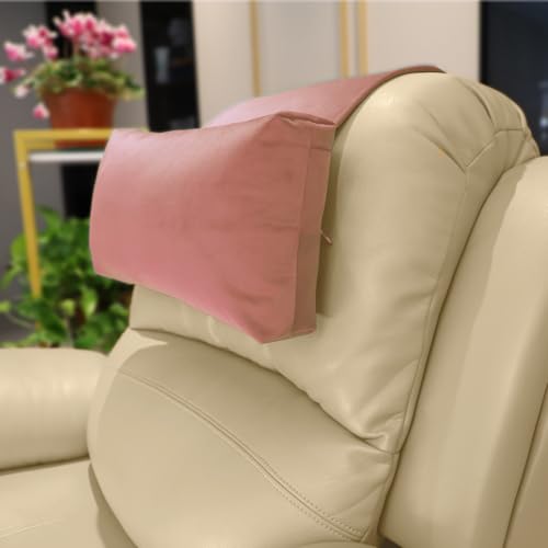 Neck Pillow for Recliner Head Pillow Adjustable Plush Pillow Neck Roll Non Slip Fleece Couch Neck Head Support Pillow for Travel Home Recliner Sofa Armchair