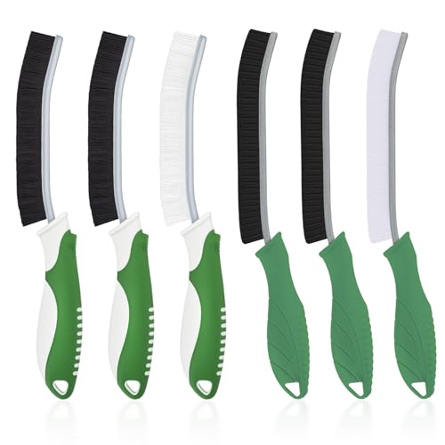 6Pcs Hard Bristle Crevice Cleaning Brushes