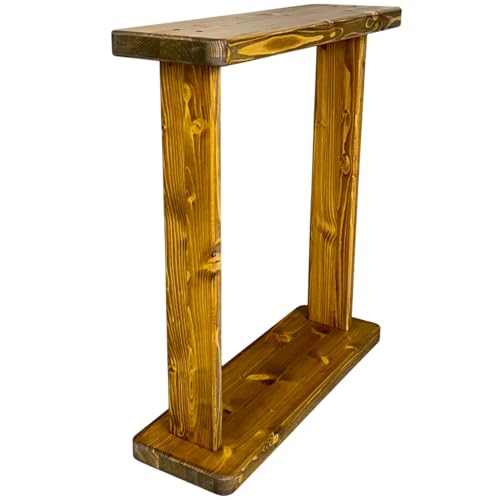 Very Narrow 7 inch Wide Side Table for Small Apartment Between Chairs