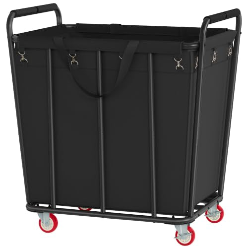 Large Laundry Cart with Wheels