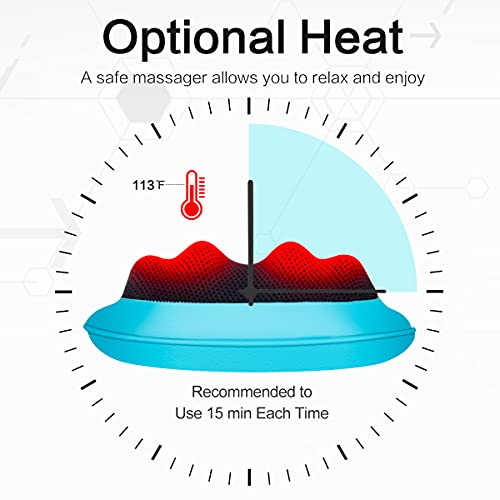Electric Shiatsu Back Massager with Heat