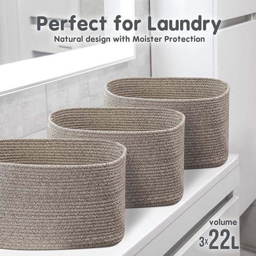 Cotton Rope Baskets for Organizing
