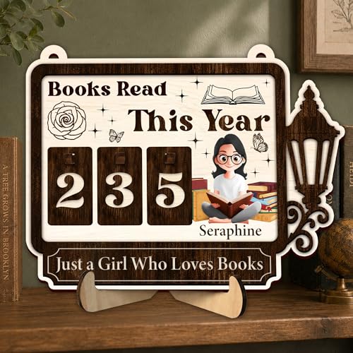 Personalized Books Read This Year Counter