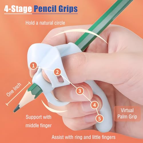 Pencil Grips with Multiple Styles and Assorted Colors