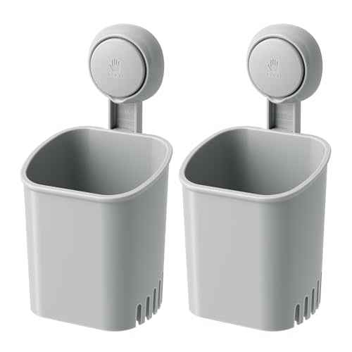 Toothbrush Holder Suction Cup Wall Mounted Drill