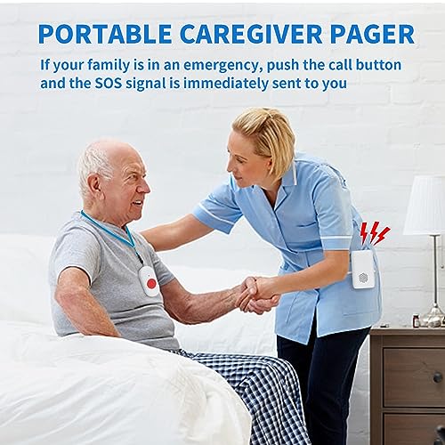 Wireless Caregiver Pager Nurse Alert System SOS Call Button