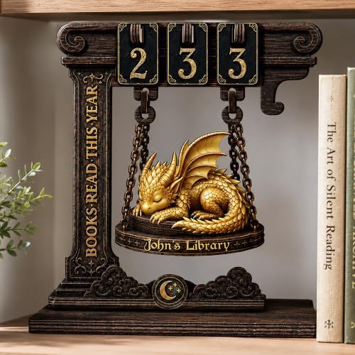 Personalized Books Read This Year Counter