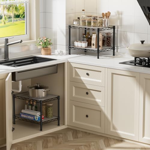 Metal Shelves Wire Shelving Storage Standing Adjustable Shelf Unit