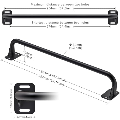 Heavy Duty Welded Pull Up Bar Wall