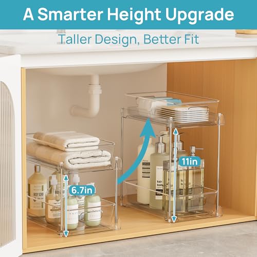 4 Pack Bathroom Organizer