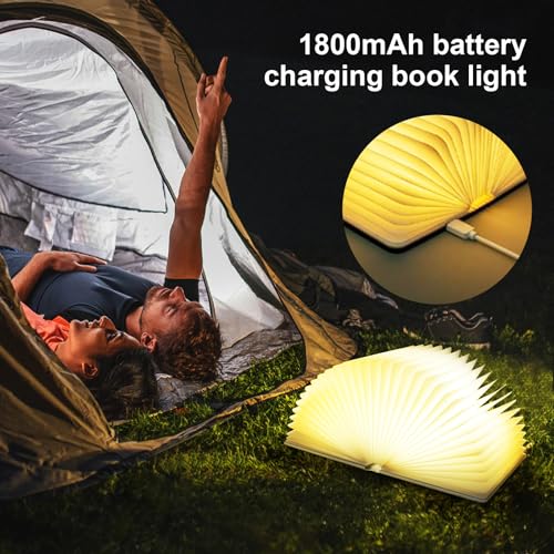 Decorative LED Book Light with Embossed Design