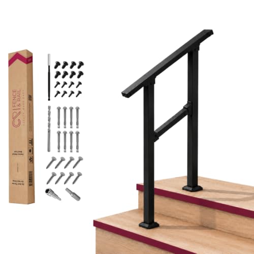CR Fence & Rail Handrail & Indoor Stair Railing Kit