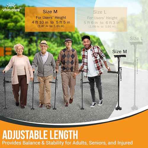 Walking Cane with Light & Alarm
