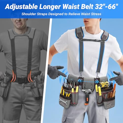 Tool Belt With Suspenders