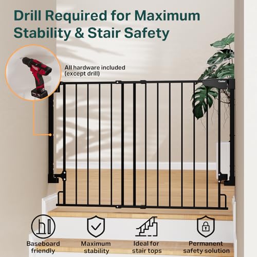 No Bottom Bar Baby Gate