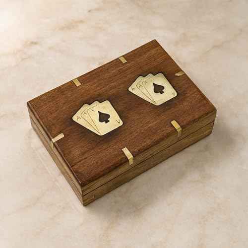 Wooden Playing Card Box