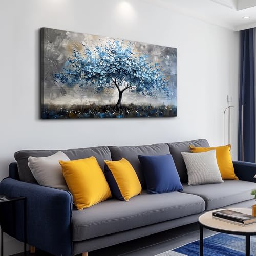 Canvas Wall Art For Bedroom Wall Decor For Living Room Modern Office Artwork For Walls Scenic Painting Forest Tree Landscape Pictures Nature Abstract Decoration Ready To Hang Home Decor