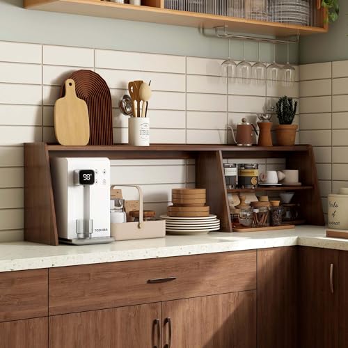 100% Solid Beech Kitchen Counter Hutch Shelf