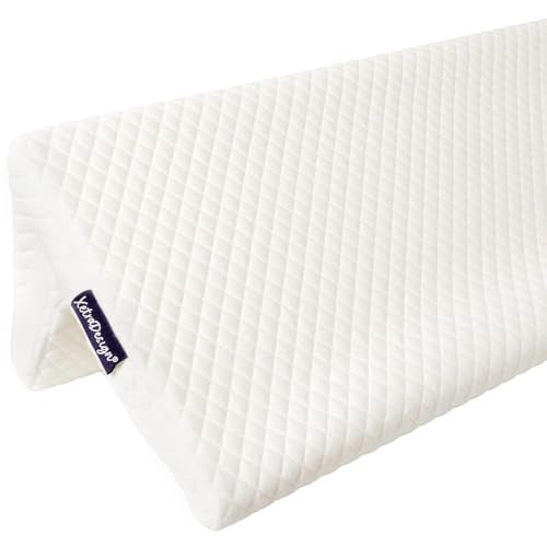 Bed Wedge Pillow for Headboard Gap Up to 7"