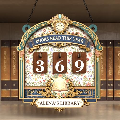 Personalized Books Read This Year Counter