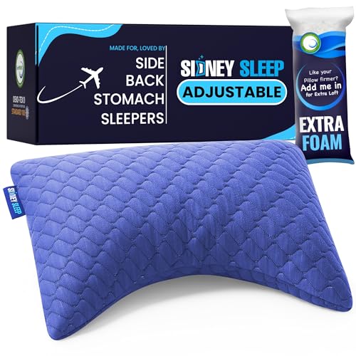 Side and Back Sleeper Pillow for Neck and Shoulder Pain Relief