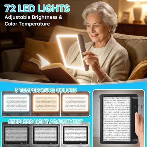 6X Large Magnifying Glass for Reading Full Page Magnifier for Reading