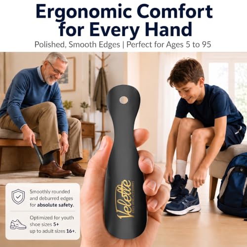 Metal Shoe Horn Long Handle for Seniors