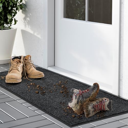 Door Mat Indoor Outdoor Entrance Mat to Trap Dirt and Moisture