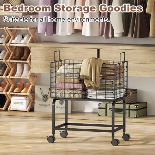 Wire Laundry Hamper Cart