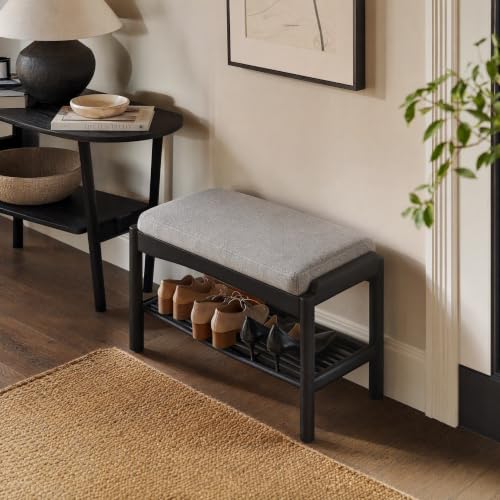 Solid Wood Shoe Bench