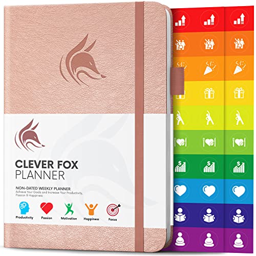 Planner Undated Weekly & Monthly Planner for Productivity