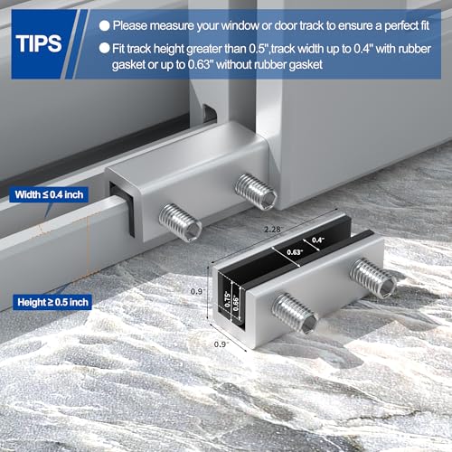 8 Sets Sliding Window Locks