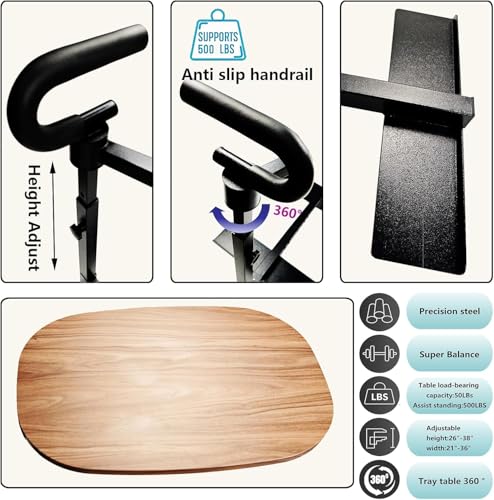 Adjustable Swivel Tray Table for Recliner