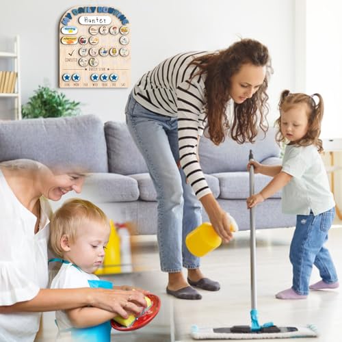 Wooden Chore Chart for Boys