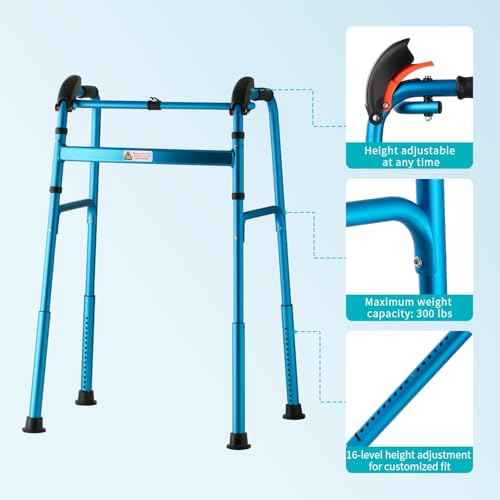 Foldable Stair Climbing Walker for Seniors